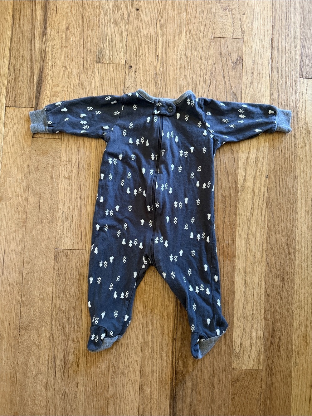 Gerber Baby Pine Tree Forest Footie Sleeper‎ Cotton Pajama size 0-3 Months